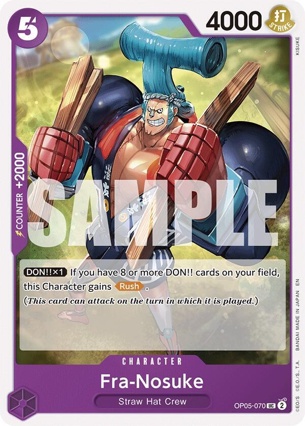 Fra-Nosuke (Reprint) (Starter Deck 26: PURPLE/BLACK Monkey.D.Luffy)(OP05-070)(UC)