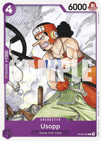 Usopp (Reprint) (Starter Deck 26: PURPLE/BLACK Monkey.D.Luffy)(OP09-063)(C)
