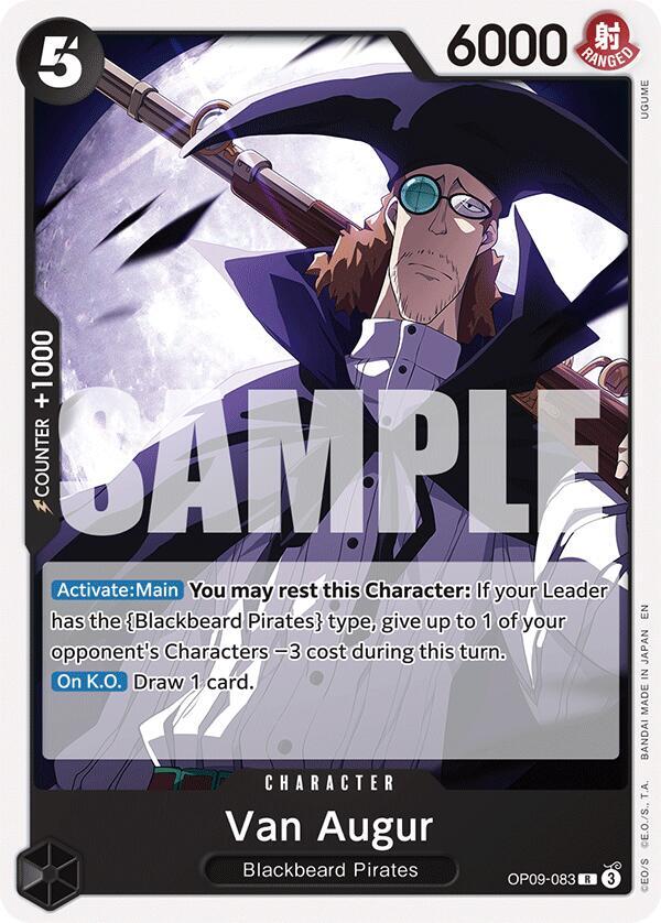 Van Augur (Reprint) (Starter Deck 27: BLACK Marshall.D.Teach)(OP09-083)(R)