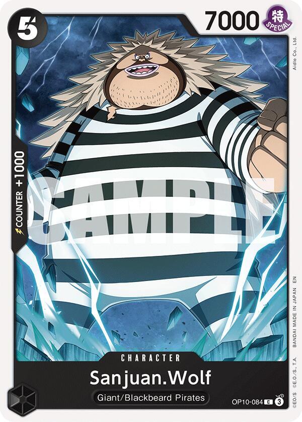 Sanjuan.Wolf (Reprint) (Starter Deck 27: BLACK Marshall.D.Teach)(OP10-084)(C)