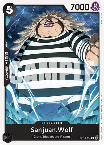 Sanjuan.Wolf (Reprint) (Starter Deck 27: BLACK Marshall.D.Teach)(OP10-084)(C)