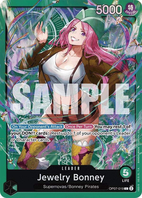 Jewelry Bonney (OP07-019) - Foil (Starter Deck 24: GREEN Jewelry Bonney)(OP07-019)(L)
