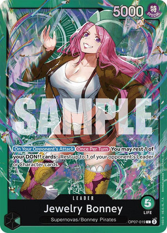 Jewelry Bonney (OP07-019) - Foil (Starter Deck 24: GREEN Jewelry Bonney)(OP07-019)(L)