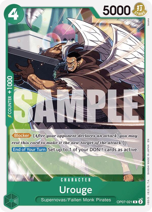 Urouge (Reprint) (Starter Deck 24: GREEN Jewelry Bonney)(OP07-021)(R)