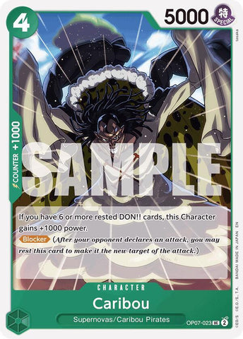 Caribou (Reprint) (Starter Deck 24: GREEN Jewelry Bonney)(OP07-023)(UC)