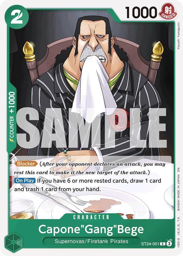 Capone"Gang"Bege (Starter Deck 24: GREEN Jewelry Bonney)(ST24-001)(C)