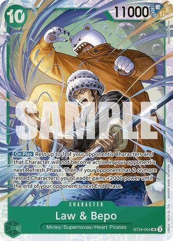 Law & Bepo - Foil (Starter Deck 24: GREEN Jewelry Bonney)(ST24-004)(SR)