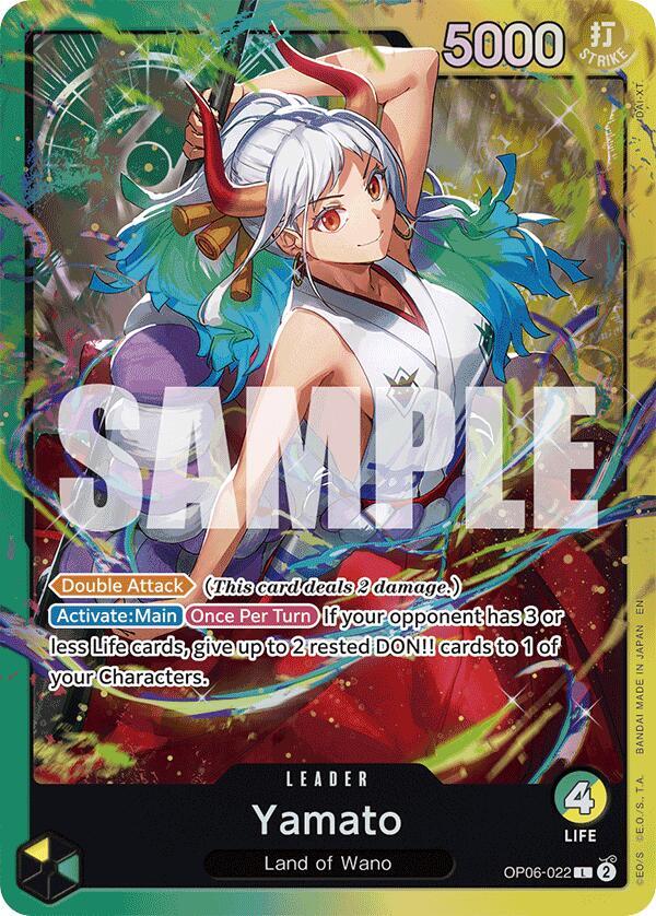 Yamato (OP06-022) - Foil (Starter Deck 28: GREEN/YELLOW Yamato)(OP06-022)(L)
