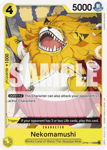 Nekomamushi (Reprint) (Starter Deck 28: GREEN/YELLOW Yamato)(OP06-110)(UC)