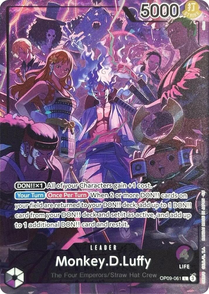 Monkey.D.Luffy [English Version 2nd Anniversary Set] [Foil] (One Piece Promotion Cards)(OP09-061)(L)