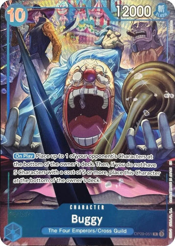 Buggy (051) [English Version 2nd Anniversary Set] [Foil] (One Piece Promotion Cards)(OP09-051)(R)