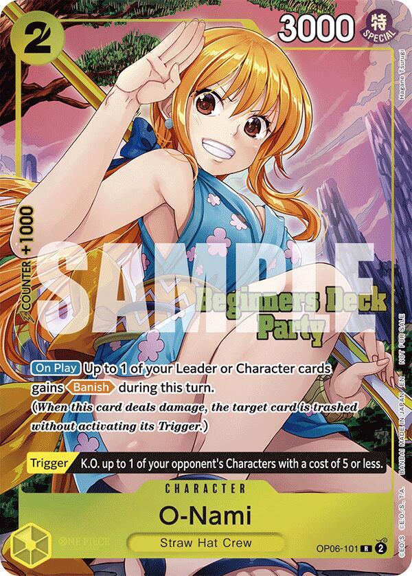 O-Nami [Beginners Deck Party ST-23 - ST-28 Winner Pack] [Foil] (One Piece Promotion Cards)(OP06-101)(R)