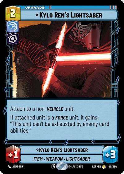 Kylo Ren's Lightsaber (Legends of the Force)(LFL-040/264)(R)