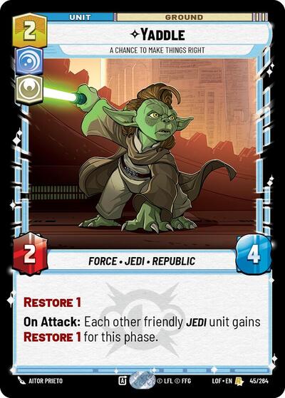 Yaddle, A Chance To Make Things Right (Legends of the Force)(LFL-045/264)(R)