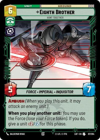 Eighth Brother, Hunt Together (Legends of the Force)(LFL-087/264)(U)