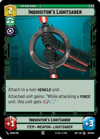 Inquisitor's Lightsaber (Legends of the Force)(LFL-090/264)(C)