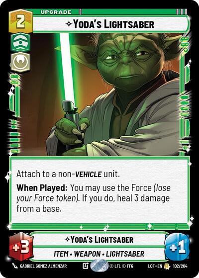Yoda's Lightsaber (Legends of the Force)(LFL-102/264)(R)