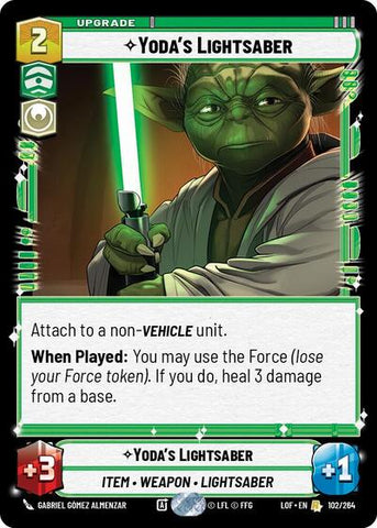Yoda's Lightsaber (Legends of the Force)(LFL-102/264)(R)