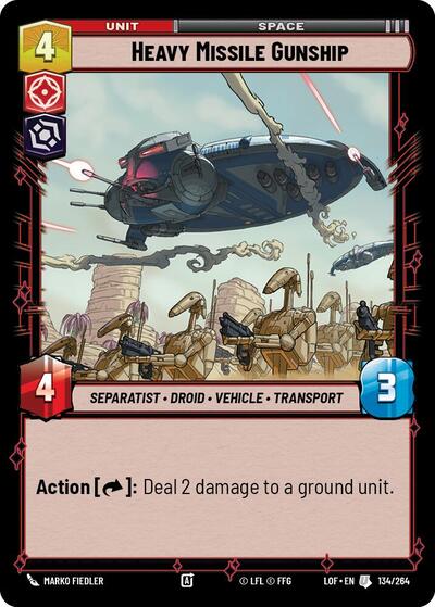 Heavy Missile Gunship (Legends of the Force)(LFL-134/264)(U)
