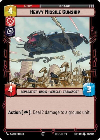 Heavy Missile Gunship (Legends of the Force)(LFL-134/264)(U)