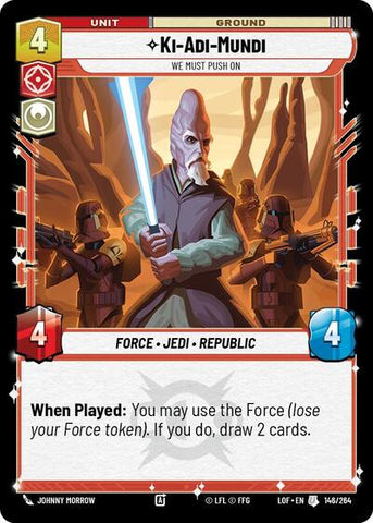 Ki-Adi-Mundi, We Must Push On (Legends of the Force)(LFL-146/264)(U)
