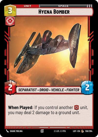 Hyena Bomber (Legends of the Force)(LFL-158/264)(C)