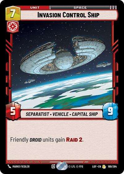 Invasion Control Ship (Legends of the Force)(LFL-169/264)(R)