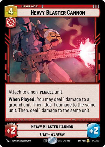 Heavy Blaster Cannon (Legends of the Force)(LFL-171/264)(R)
