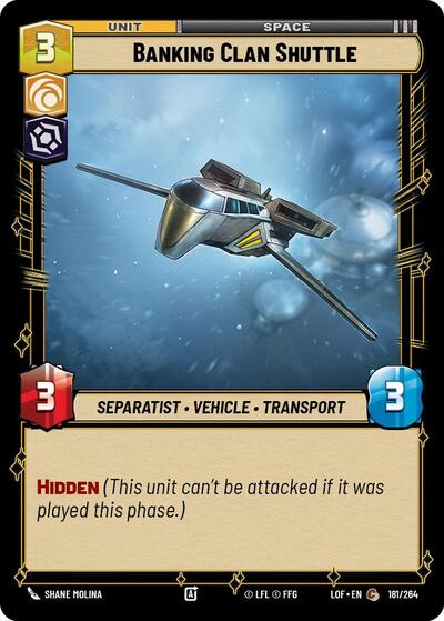 Banking Clan Shuttle (Legends of the Force)(LFL-181/264)(C)