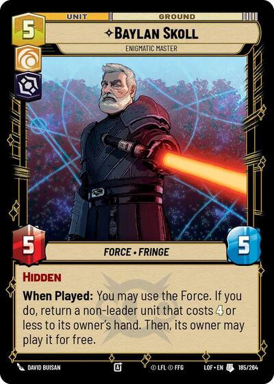 Baylan Skoll, Enigmatic Master (Legends of the Force)(LFL-185/264)(U)