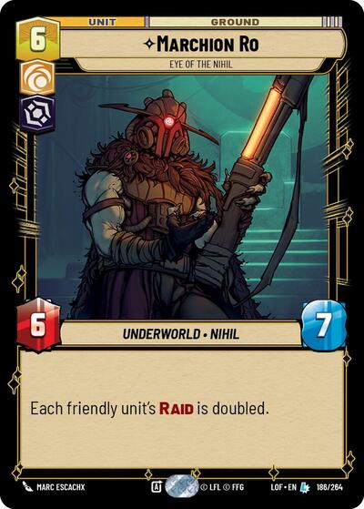 Marchion Ro, Eye of the Nihil (Legends of the Force)(LFL-186/264)(L)