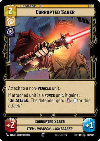Corrupted Saber (Legends of the Force)(LFL-187/264)(C)