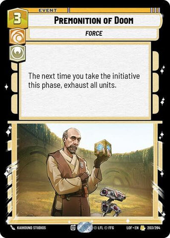 Premonition of Doom (Legends of the Force)(LFL-203/264)(R)