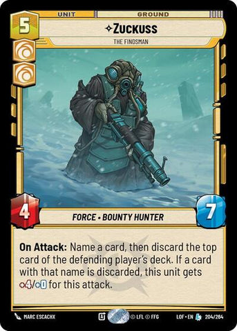 Zuckuss, The Findsman (Legends of the Force)(LFL-204/264)(L)