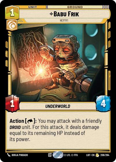Babu Frik, Heyyy! (Legends of the Force)(LFL-206/264)(R)