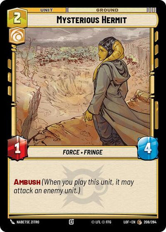 Mysterious Hermit (Legends of the Force)(LFL-208/264)(C)