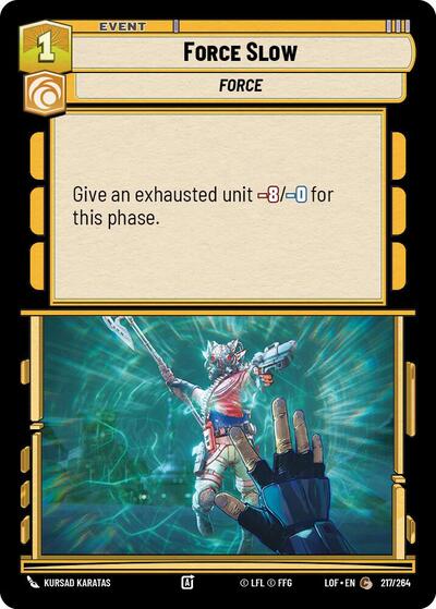 Force Slow (Legends of the Force)(LFL-217/264)(C)
