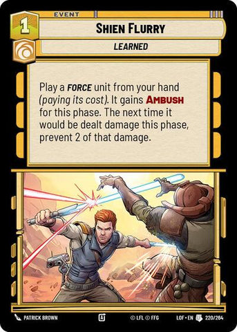Shien Flurry (Legends of the Force)(LFL-220/264)(U)