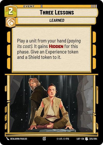 Three Lessons (Legends of the Force)(LFL-225/264)(U)