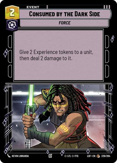 Consumed by the Dark Side (Legends of the Force)(LFL-239/264)(C)