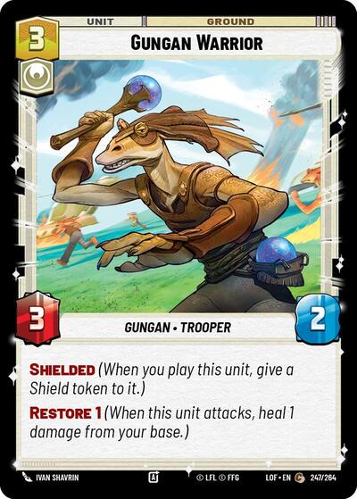 Gungan Warrior (Legends of the Force)(LFL-247/264)(C)