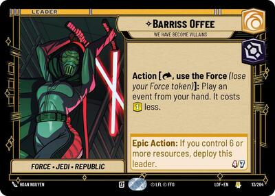 Barriss Offee, We Have Become Villains (Legends of the Force)(LFL-013/264)(R)