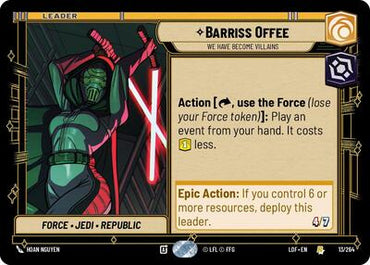 Barriss Offee, We Have Become Villains (Legends of the Force)(LFL-013/264)(R)