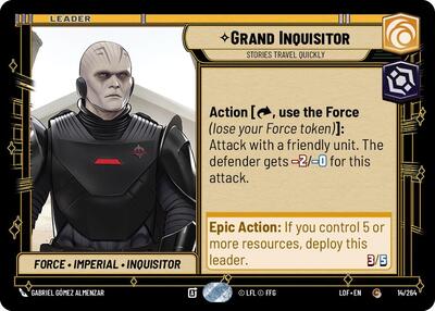 Grand Inquisitor, Stories Travel Quickly (Legends of the Force)(LFL-014/264)(C)