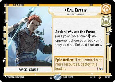 Cal Kestis, I Can't Keep Hiding (Legends of the Force)(LFL-015/264)(C)