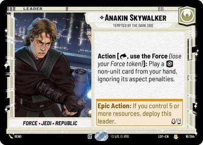 Anakin Skywalker, Tempted by the Dark Side (Legends of the Force)(LFL-018/264)(R)
