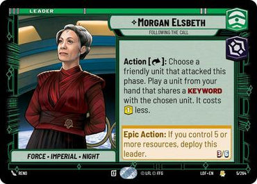 Morgan Elsbeth, Following the Call (Legends of the Force)(LFL-005/264)(R)