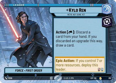 Kylo Ren, We're Not Done Yet - Hyperspace (Legends of the Force)(LFL-0265/1159)(R)