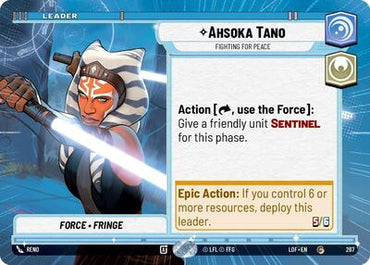 Ahsoka Tano, Fighting For Peace - Hyperspace (Legends of the Force)(LFL-0267/1159)(C)