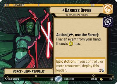 Barriss Offee, We Have Become Villains - Hyperspace (Legends of the Force)(LFL-0277/1159)(R)